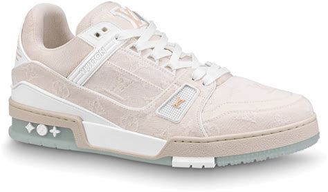 louis vuitton trainers beige|louis vuitton lv trainers.